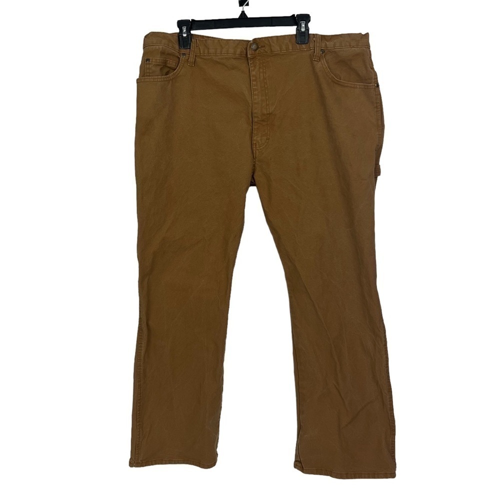 DICKIES Men’s Work Wear Pants Sz W40”/L30” Actual Inseam 29.5” Color Brown